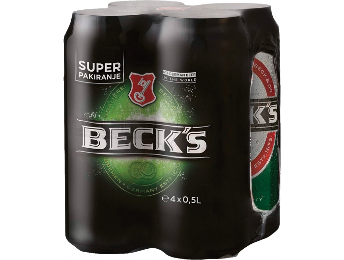 Birra Beck's 4x0,5 L