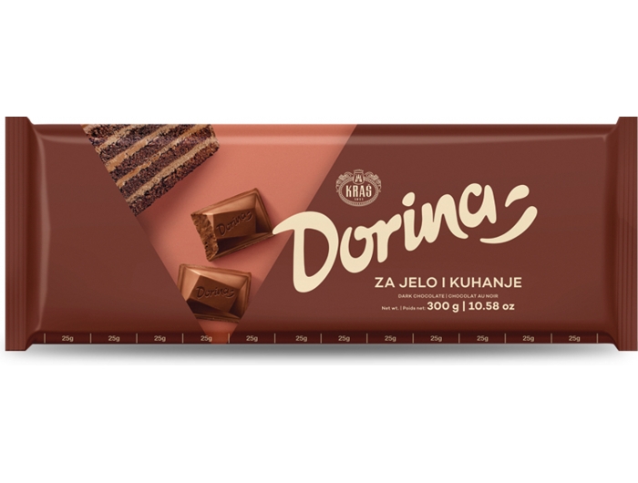 Kraš Dora Schokolade zum Essen und Kochen 300 g