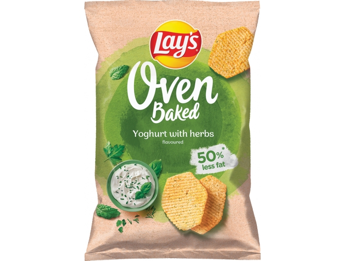 Lay's Oven Baked chips yogurt and herbs, 110 g