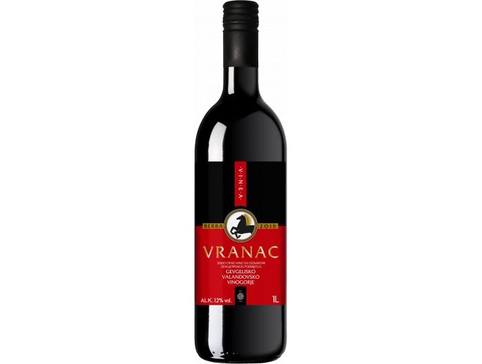 Red wine Vranac Vinea Macedonia 1 L