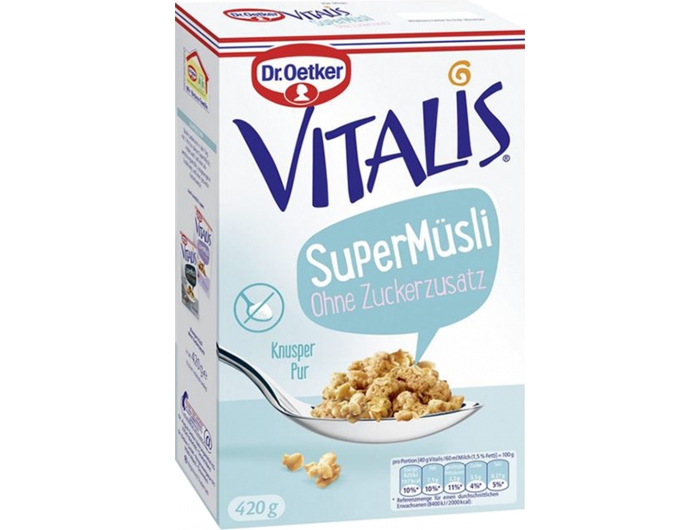 Dr.Oetker Vitalis SuperMuesli bez dodanog šećera 420 g
