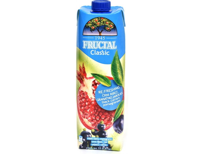 Fructal Classic black currant pomegranate chokeberry and apple 1 L