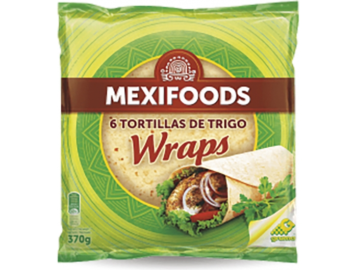 Mexifoods Wraps pšenične tortilje Ø25cm 370 g