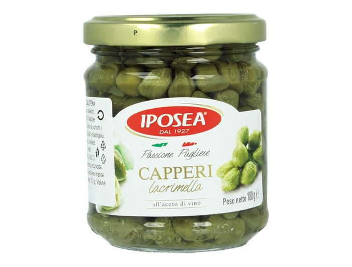Iposea Capers in wine vinegar 180 g