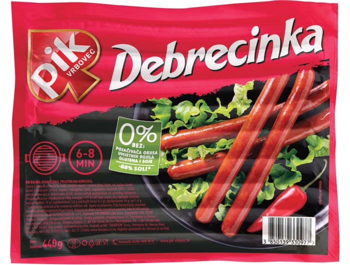 Pik Debrecen sausage 440 g