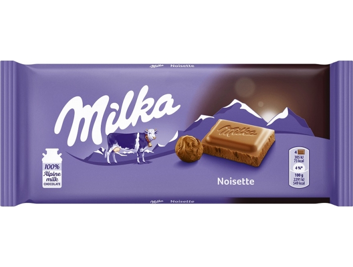 Čokolada Milka 80 g s noisette