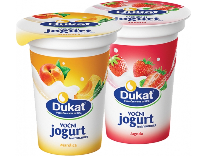Dukat jogurtová směs ovoce 150g