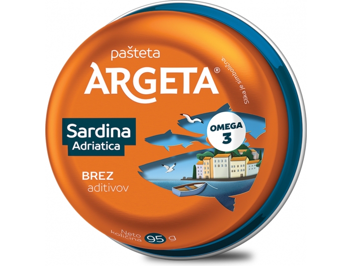 Argeta Sardina Adriatica pašteta 95 g