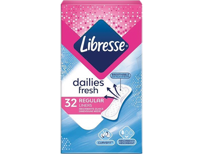 Libress Dailies Fresh Daily pads Regular 32 pcs