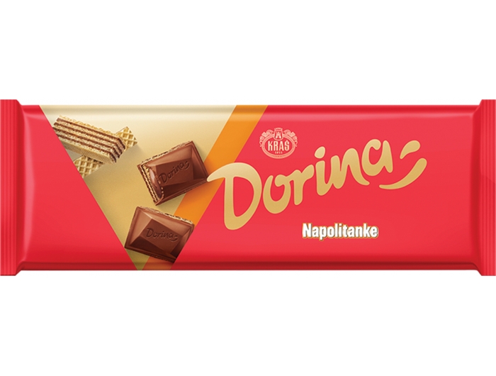 Kraš Dorina čokolada napolitanke 290 g
