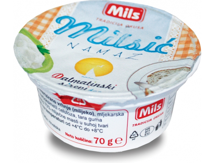 Mils Dalmatinski sirevi mliječni namaz 70 g