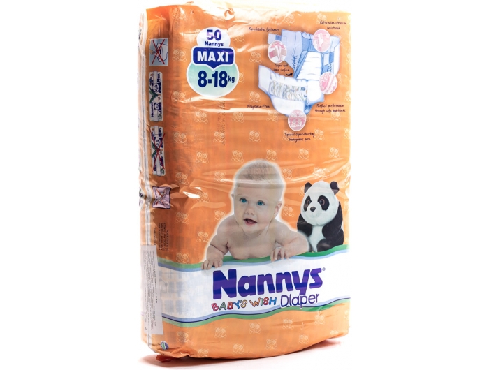 Nanny's Diapers Baby maxi 50 pcs