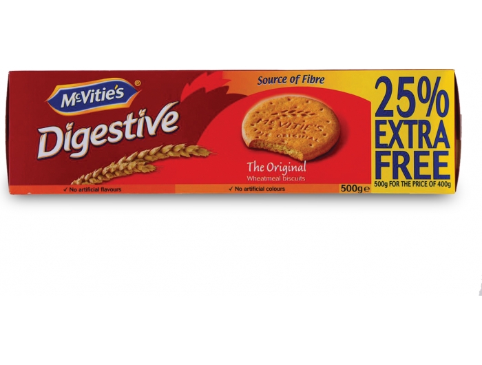 McVities Digestive keks 400g + 25% gratis