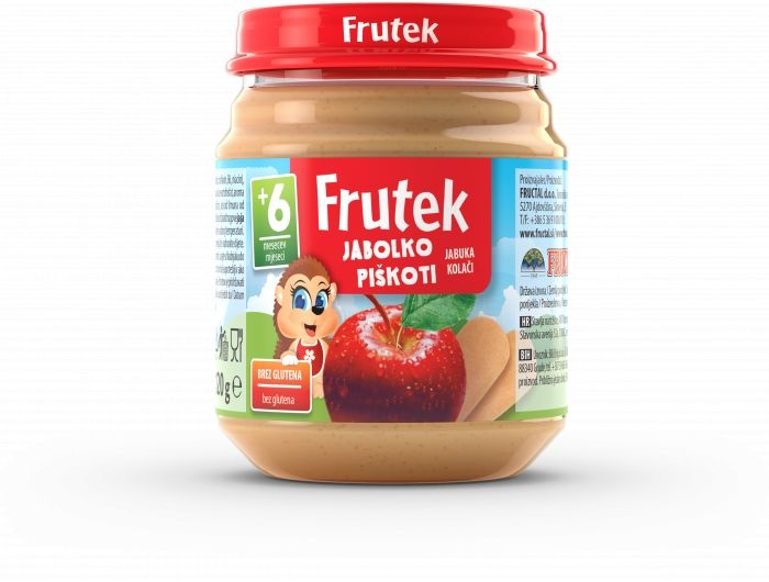 Frutek Baby apple puree and biscuits 120 g