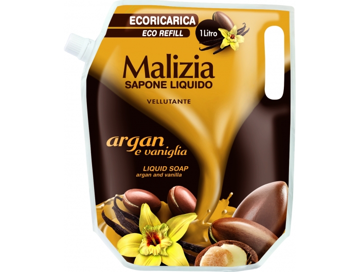 Malizia Liquid soap argan & vanilla 1 L