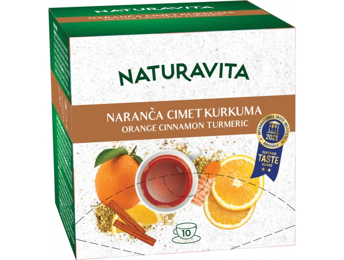 Naturavita čaj naranča s cimetom i kurkumom 10x2,5 g
