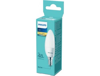 Philips LED bulb 48W E14 Warm White 1 pc