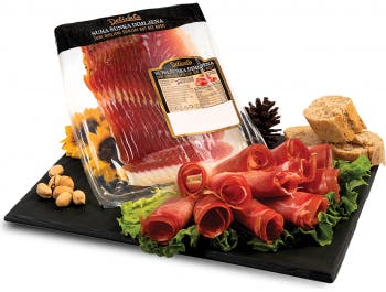 Delicato smoked dry ham cut vac. packaging approx. 200 g