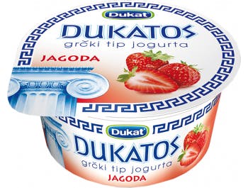 Dukat Dukatos Jogurt grecki typu truskawkowego 150 g
