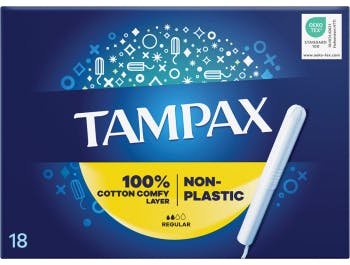 Tampax tampons regular, 18 pcs