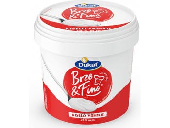 Dukat Brzo & Fino Sour cream 20% m.m. 900 g