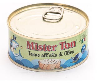 Tonno Mister Ton all'olio di oliva 160 g massa sgocciolata = 104 g
