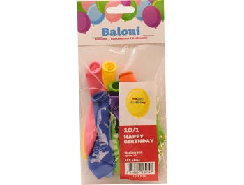 Balloons 10 pcs Happy birthday