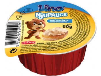 Podravka Lino Njupalice Patè di pollo con latte spalmabile 50 g