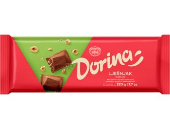 Kraš Dorina Chocolate Chopped Hazelnut 220 g