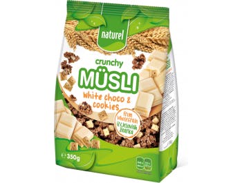 Naturel crunchy muesli white chocolate and biscuit 350 g