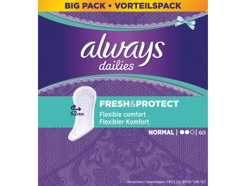 Always Daily insoles normal 60 pcs