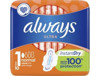 Always ultra sanitary pads normal 10 pcs