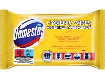 Domestos Hygienické ubrousky pro domácí použití Citron 60 ks