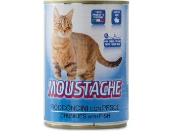 Mustache Cat food fish 415 g