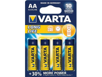 Warta battery AA LR6 1.5V 4 pcs