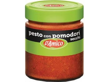 D'Amico Pesto-Sauce mit getrockneten Tomaten 130 g