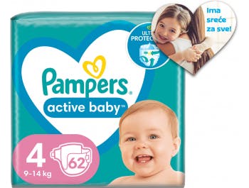 Pampers Baby diapers ab maxi S4 62 pcs