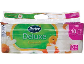 Perfex toilet paper three-layer chamomile 10 rolls