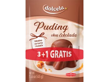 Podravka Dolcela chocolate pudding mix 3 + 1 FREE 1 pack 4x45 g