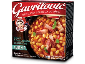 Gavrilović grah s dimljenom slaninom 300 g