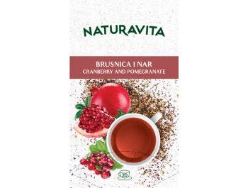 Natural cranberry tea and pomegranate 20x2.3 g