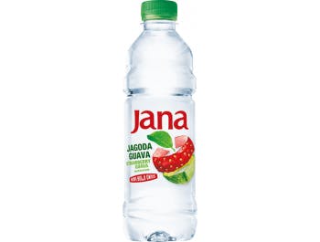 Jana Wasser mit Erdbeer- und Guavengeschmack, 0,5 l