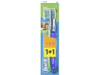 Zubní kartáček Oral B 3Effect Natural Fresh 1+1 zdarma