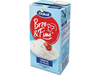Dukat whipped cream 33% m.m. 500 g