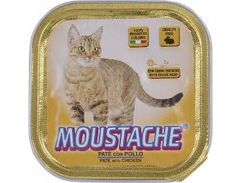 Moustache cibo per gatti pollo 100 g