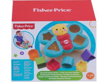 Fisher-Price-Schmetterling mit geometrischen Körpern