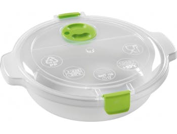 Plastic container with lid 15x8 cm 0.8 L