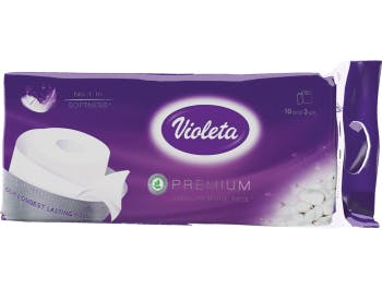 Violet toilet paper three-layer Premium 10 rolls