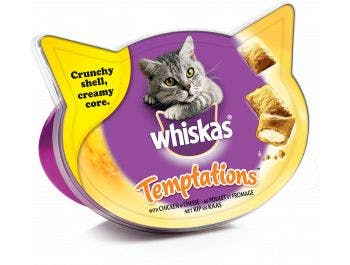 Whiskas Katzenfutter-Tempationen Huhn und Käse 60 g