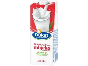 Dukat Permanent milk 3.8 % m.m. 1 L